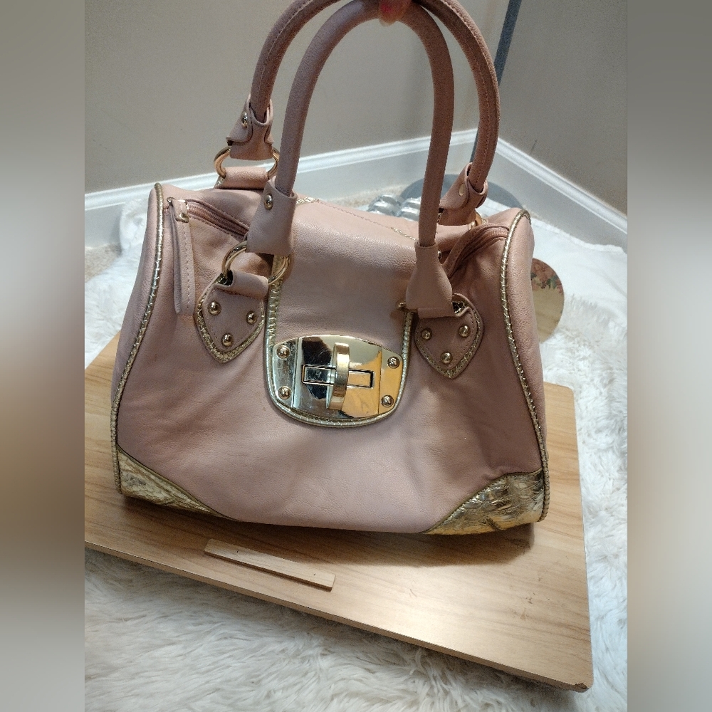 Imoshion Mauve/Gold Large Handbag 👜